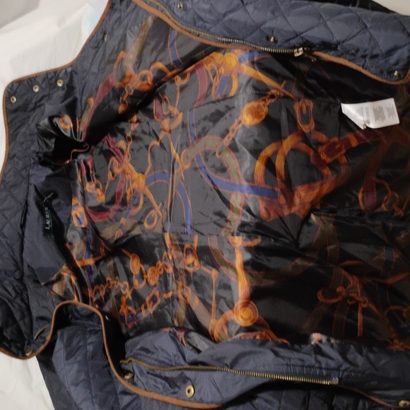 SALE! Ralph Lauren Diamond Quilted Jacket W Removable Hood Sz.M (A-75) - Picture 11 of 15